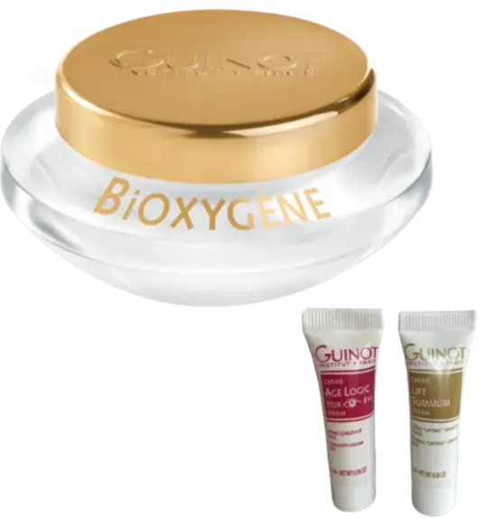 GUINOT - Crème Bioxygène - L’Eclat au Naturel - 50ml + 2 Crèmes GUINOT OFFERTES - Ma boutique