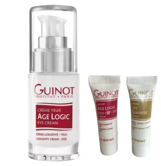GUINOT- Crème Age Logic Yeux- 15ml + 2 Crèmes GUINOT OFFERTES - Ma boutique