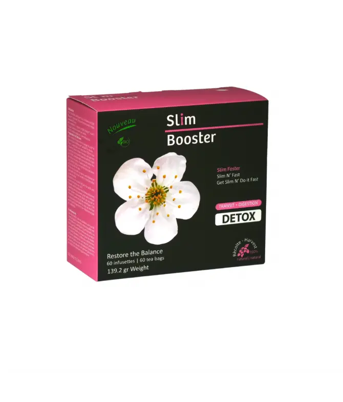 SLIM BOOSTER - Infusions Détox bio - SLIM BOOSTER - 60 sachets - Ma boutique