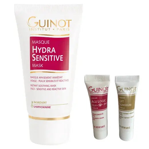 GUINOT - Masque Hydra Sensitive - 50ml + 2 Crèmes GUINOT OFFERTES - Ma boutique