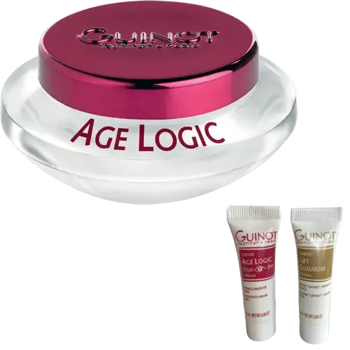 GUINOT - Crème Age Logic - Visage - 50ml + 2 Crèmes GUINOT OFFERTES - Ma boutique