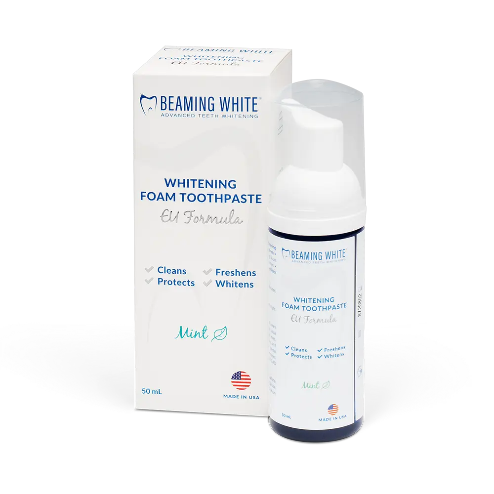 BEAMING WHITE - Dentifrice Mousse Blancheur - Whitening Foam Toothpaste - 50ml - Ma boutique