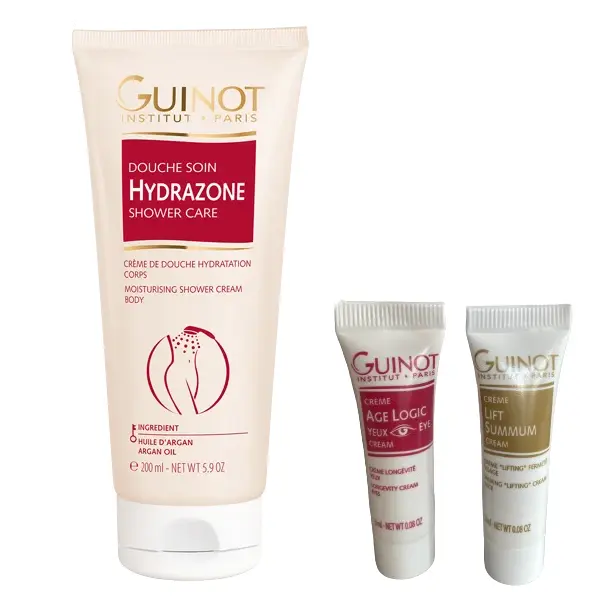 GUINOT - Crème Douche Hydrazone Corps - 200ml + 2 Crèmes GUINOT OFFERTES - Ma boutique