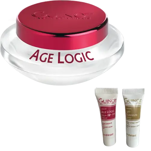 GUINOT - Crème Riche Age Logic - Visage - 50ml + 2 Crèmes GUINOT OFFERTES - Ma boutique