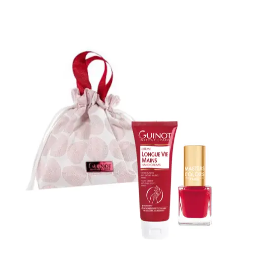GUINOT - Coffret Soins Beauté des Mains - Crème Longue Vie et Vernis à Ongles - Ma boutique