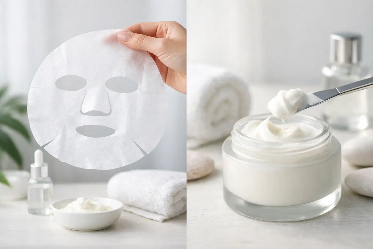 Masque tissu ou crème : lequel choisir vraiment ?