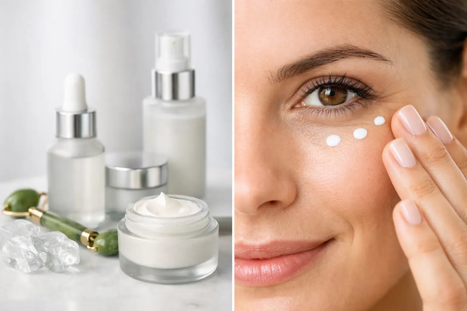 Routine contour des yeux rides et cernes