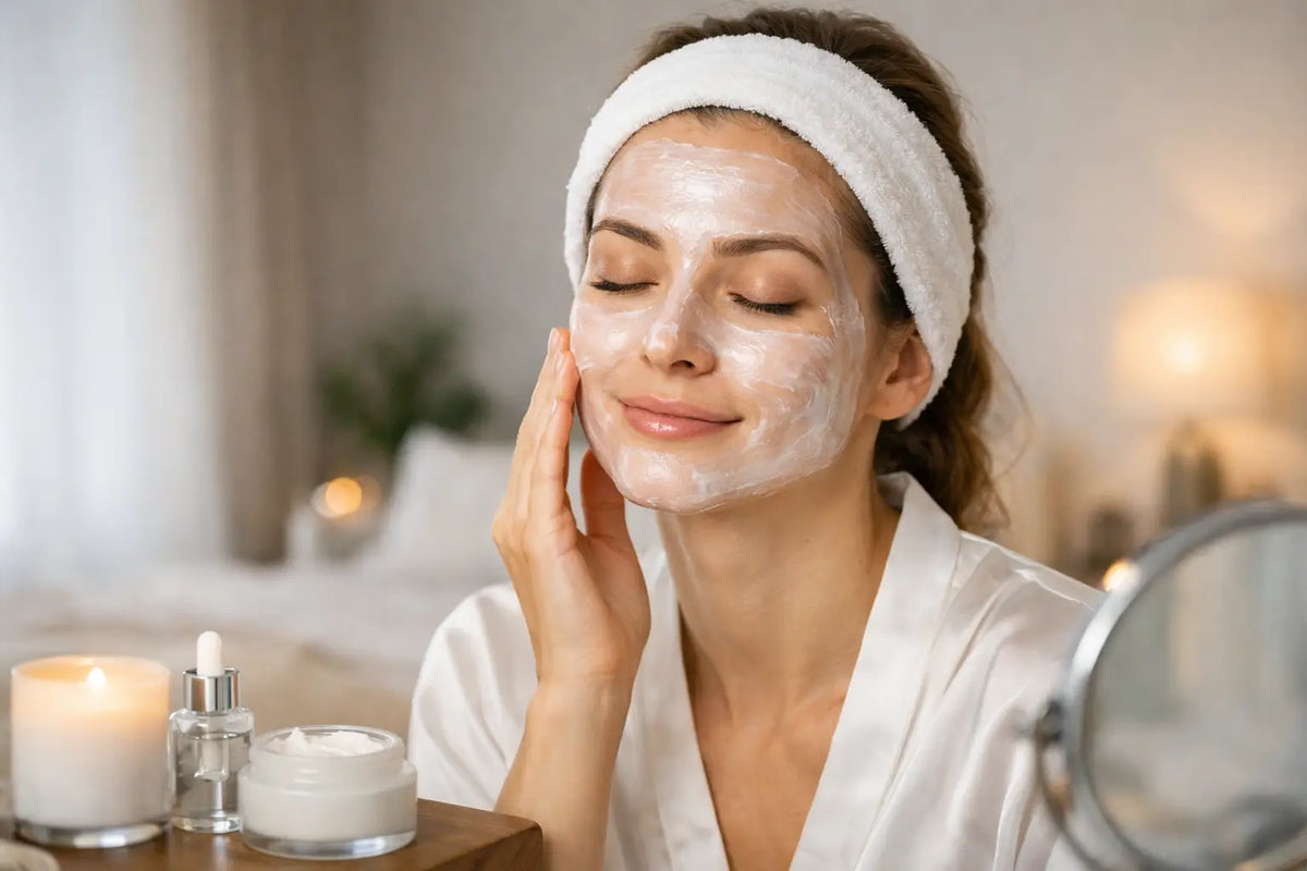Comment appliquer un masque hydratant nuit