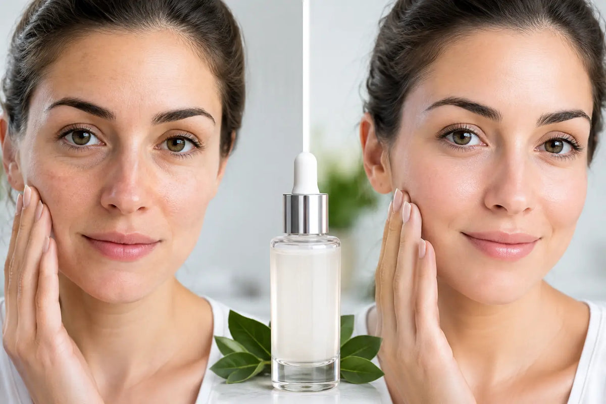 Sérum repulpant visage avant après : résultats