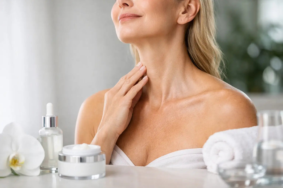 Guide des soins cou et décolleté anti-âge