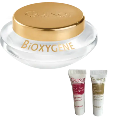 GUINOT - Crème Bioxygène - L’Eclat au Naturel - 50ml + 2 Crèmes GUINOT OFFERTES