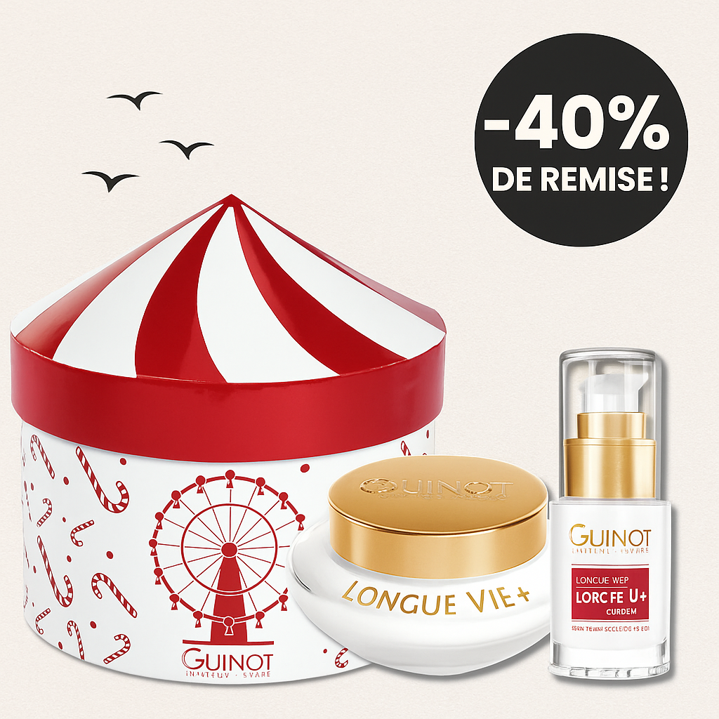 GUINOT-Coffret Longue vie +---Crème Longue Vie + visage 50ml et Crème Yeux Longue Vie + 15ml