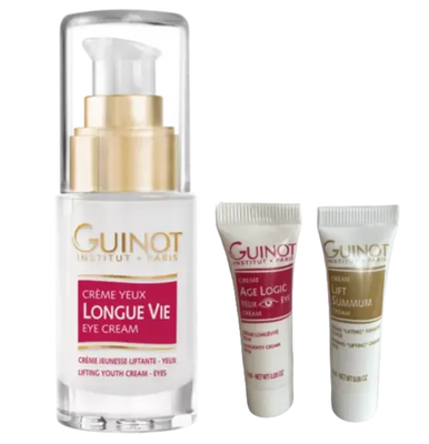 GUINOT - Crème Longue Vie Yeux +- 15ml + 2 Crèmes GUINOT OFFERTES