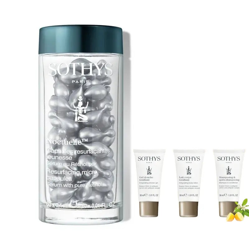 SOTHYS - Capsules resurfaçantes jeunesse - Sérum au rétinol pur - 60 Capsules + Kit Beauté offert - Ma boutique