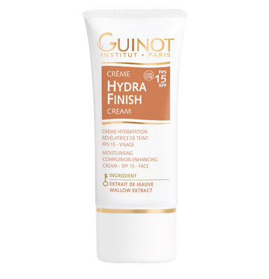 GUINOT- Crème Hydra Finish SPF 15 - Crème Hydratante Révélatrice de teint- visage 30ml