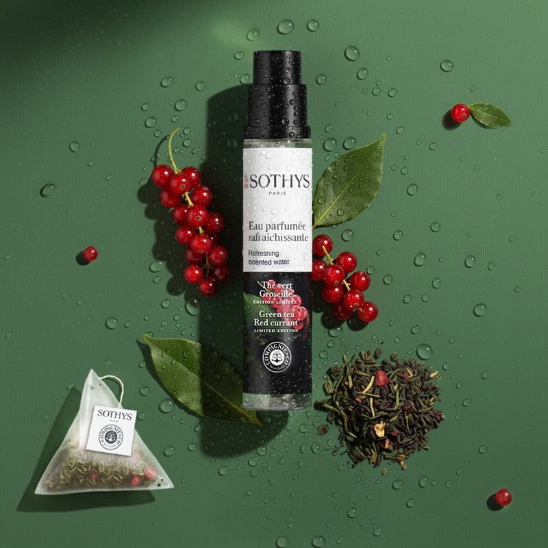 SOTHYS- Eau Parfumée Rafraîchissante au thé vert et groseille- 15ml