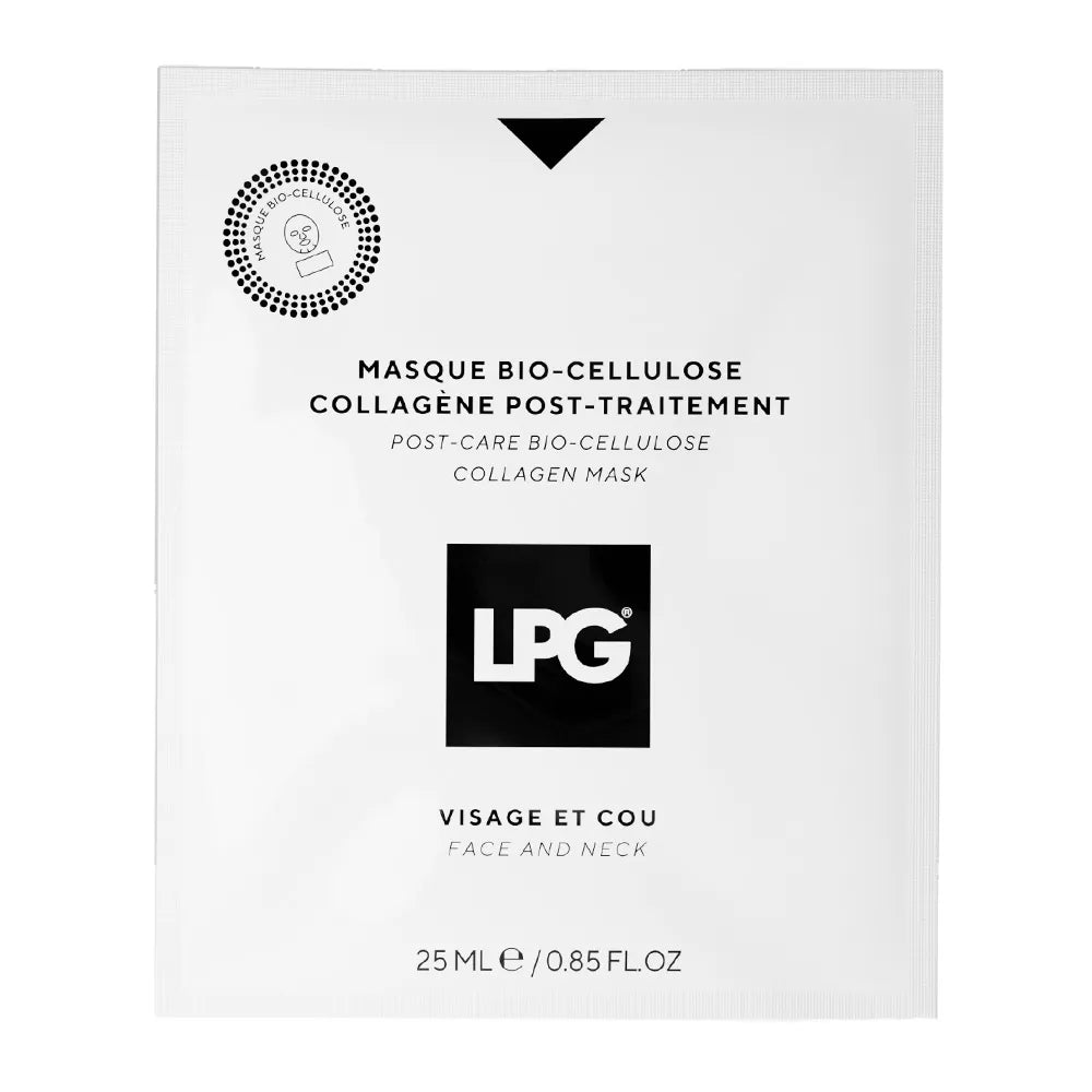 LPG- Masque Bio Cellulose visage et cou- collagène -25ml- 1 unité