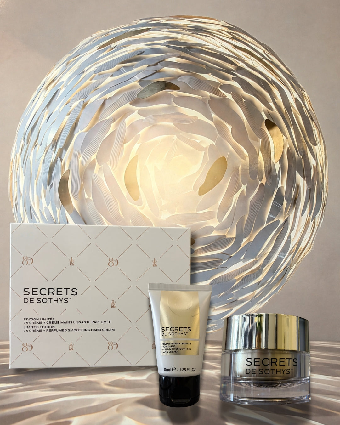 SOTHYS EDITION LIMITEE - SECRETS SOTHYS-la Crème 50ml & Crème Mains Lissante Parfumée 40ml- visage