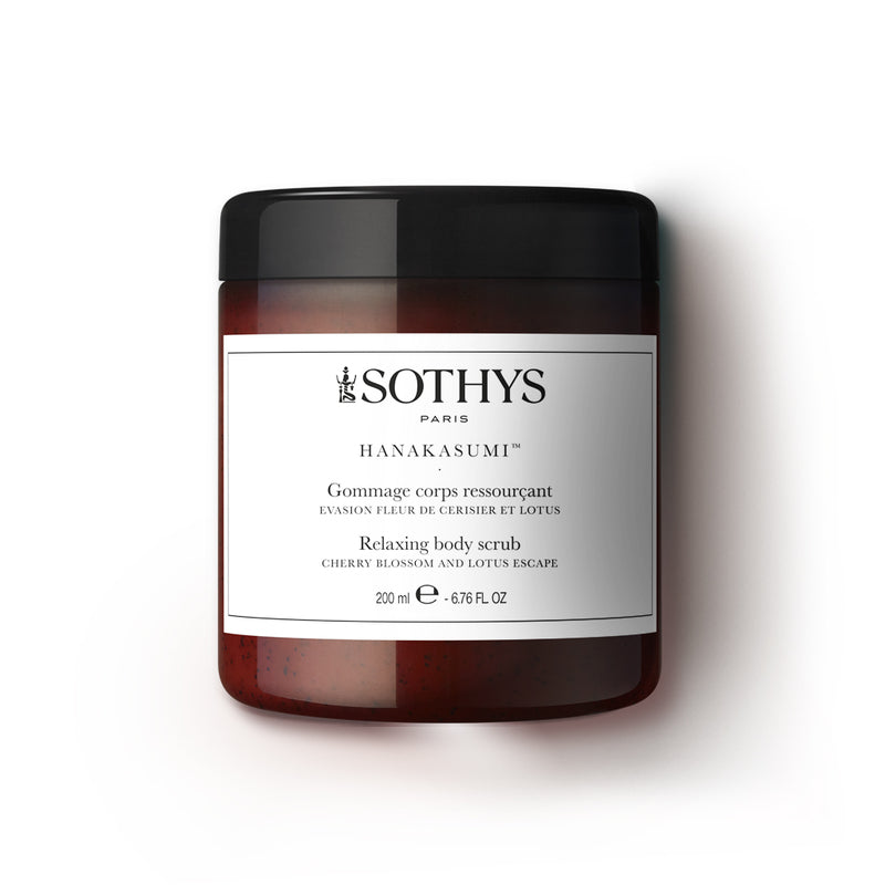 Gommage corps ressourçant Sothys - Fleur de cerisier et Lotus : Exfoliant doux aux notes fleuries et poudrées