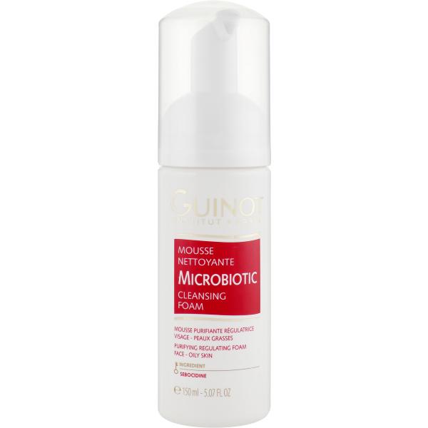 GUINOT- Mousse Nettoyante Microbiotic- Mousse Purifiante- visage- 150ml