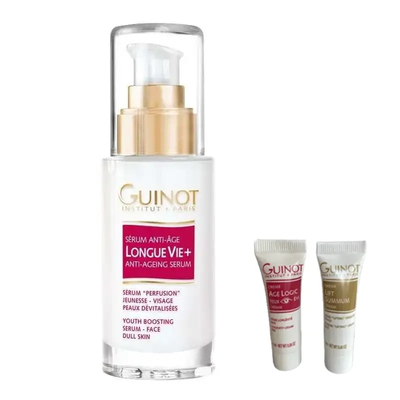 GUINOT - Sérum Longue Vie + - 30ml + 2 Crèmes GUINOT OFFERTES