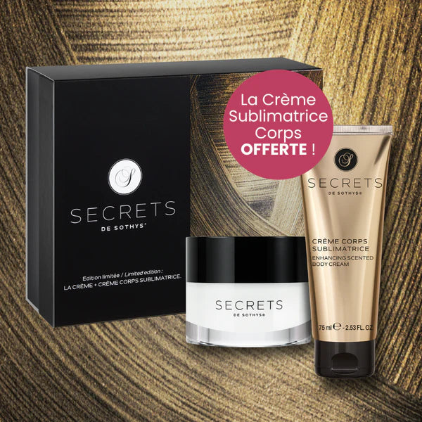 SOTHYS- Coffret Secrets - La Crème  et Crème Corps Sublimatrice Secrets