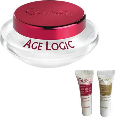 GUINOT - Crème Riche Age Logic - Visage - 50ml + 2 Crèmes GUINOT OFFERTES