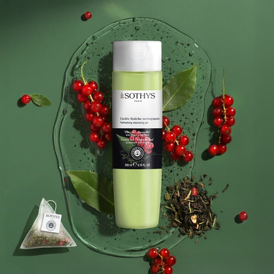 SOTHYS- Gelée Fraiche Nettoyante Thé Vert - Groseille- visage- 200ml
